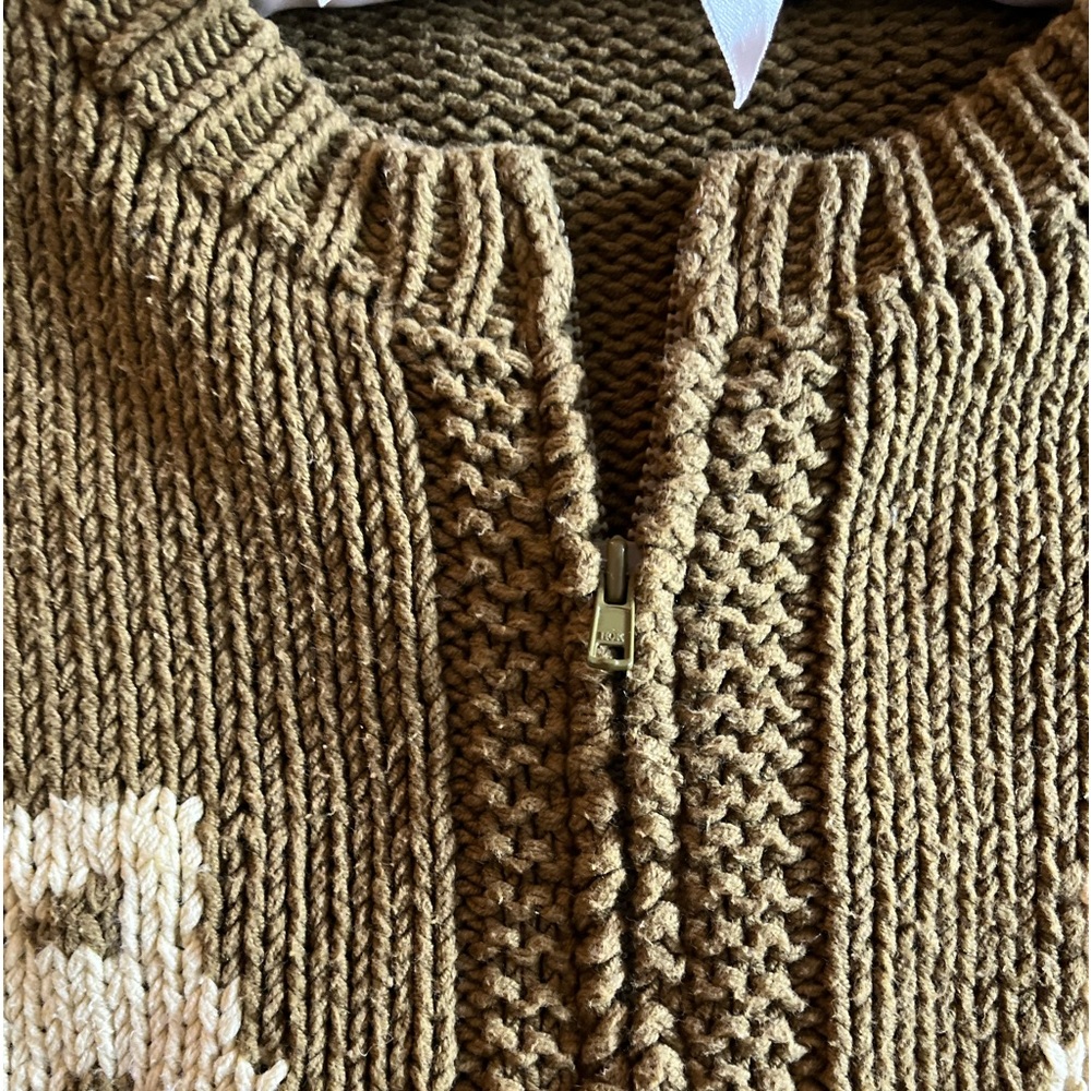 *SOLD* BETSEY JOHNSON GREEN KITTEN CARDIGAN SWEATER SIZE LARGE & MEDIUM - Picture 4 of 8